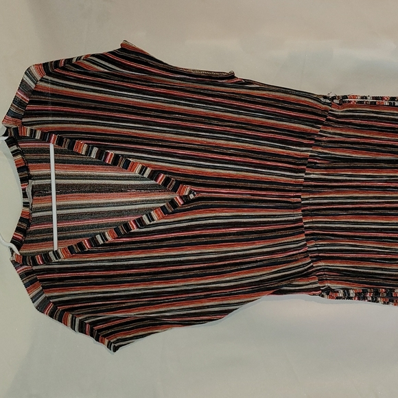 Zara Dresses Zara Colorful Stripped Sintched Waist Maxi Dress Poshmark